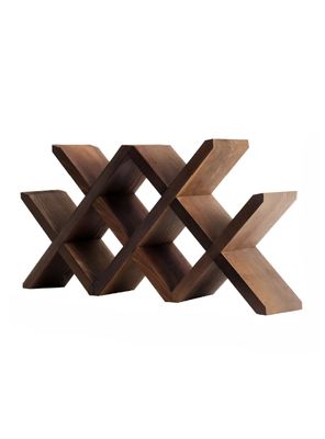 Soporte Madera Para Mesa Tipo Cava Para 7 Botellas De Vino