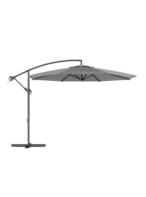 Quitasol Lateral 3x3mt Sombrilla Terraza Sol Lluvia Gris Vincenzi