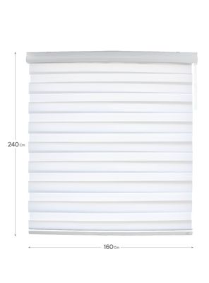 Imagen 2 del producto Cortina Roller Duo Blanca 160x240 cm Vincenzi