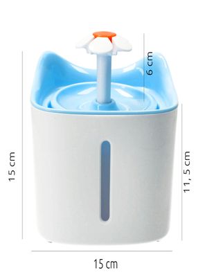 Imagen 2 del producto Fuente de agua bebedero mascotas perros y gatos