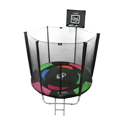 Cama Elástica 8ft E.Exclusiva P + Set Basketball