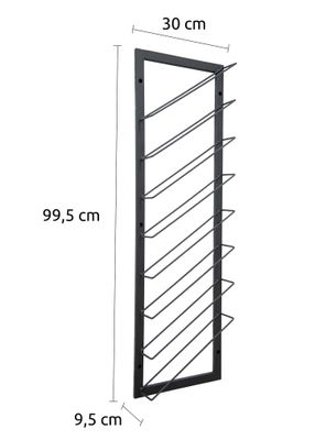 Imagen 2 del producto Soporte Lateral Grande Botellas Vinos De Hierro Resistente
