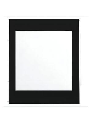 Cortina Roller Cierre de Terraza Negra 200x250cm