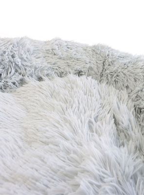 Imagen 2 del producto Cama para mascotas perros y gatos 76x76x17 cm gris claro