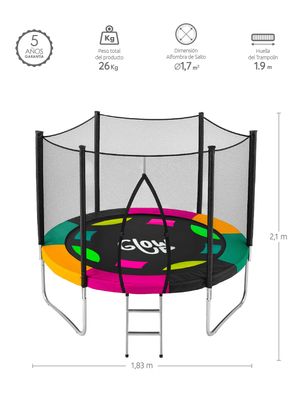 Imagen 2 del producto Cama Elástica 1,83 mt 6ft Edición Exclusiva R GlowUp