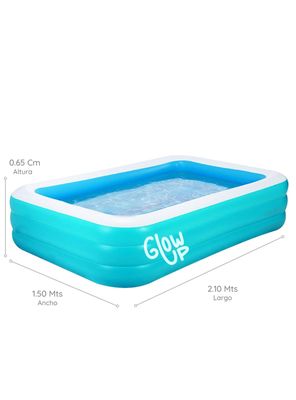 Imagen 2 del producto Piscina Inflable Glowup 210x150x65