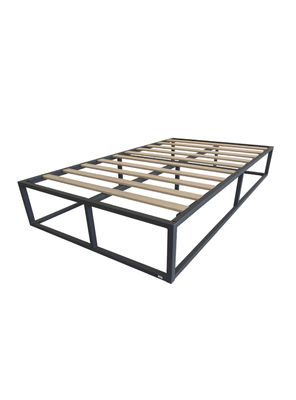Imagen 1 del producto Base para Cama Europea de Acero y Madera 90x190 cm 1 Plaza Nova Vincenzi