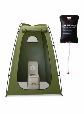 Carpa con Baño Químico y Ducha Solar Para Camping Miglú