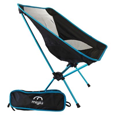 Silla Plegable de Camping Azul