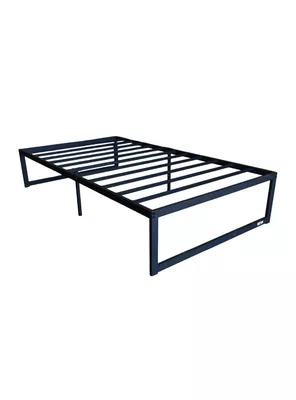 Base para Cama Europea Acero Negro 90x190 cm 1 Pza Zen Vincenzi