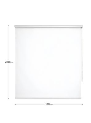 Imagen 2 del producto Cortina Roller Blackout Blanca 140x230cm