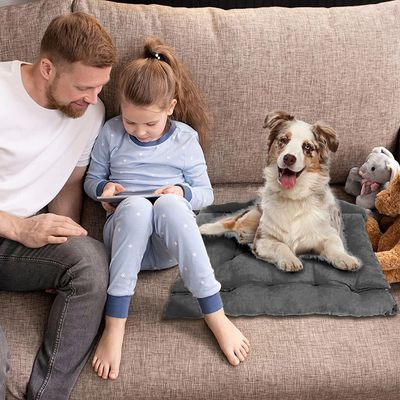 Imagen 2 del producto Cama para mascotas perro y gatos 68x50x40 Gris