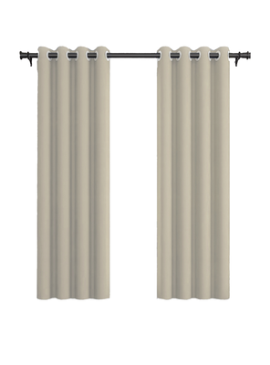Imagen 1 del producto Pack Cortina de Tela Blackout Vincenzi 140x220 Beige