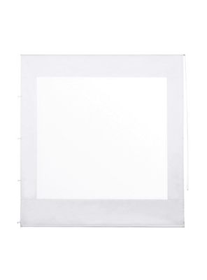 Cortina Roller Cierre De Terraza 100 x 250 Cm Blanca Vincenzi