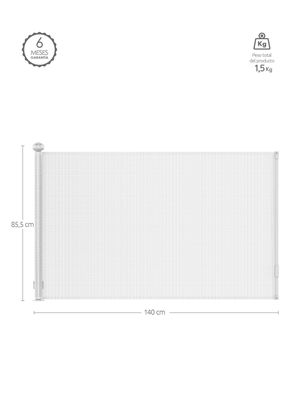 Imagen 2 del producto Reja de Seguridad Retráctil Para Bebes hasta 136 cm