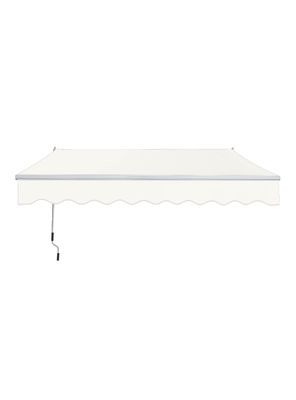 Toldo con brazo retractil Terrazas 3x2.5 Mts Blanco Vincenzi