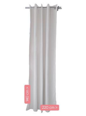 Imagen 2 del producto Cortina de Tela Blackout Blanca Vincenzi 140x220