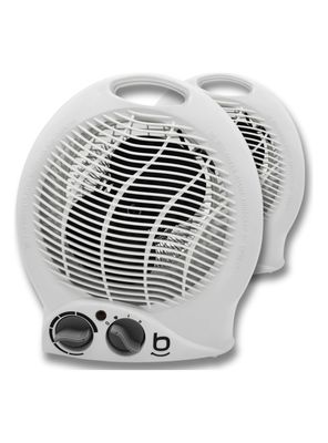 Pack 2 Termoventilador Estufa Calefactor Electrico Bf-150