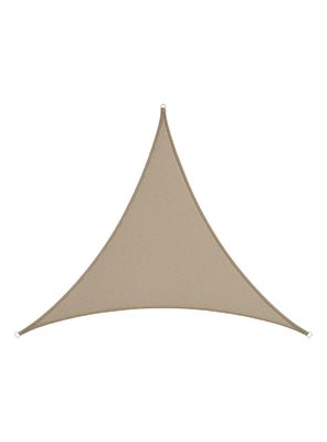 Toldo Vela Triangular Kaki + Kit de Instalación