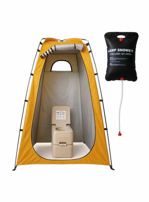 Carpa Portátil y Baño para Camping Miglú con Ducha Solar 20 lts