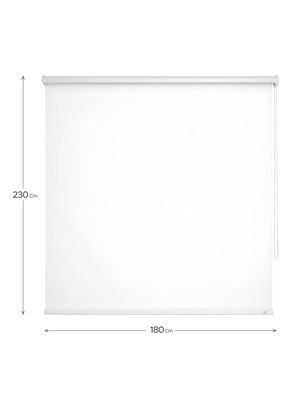 Imagen 2 del producto Cortina Roller Blackout Blanca 180x230cm