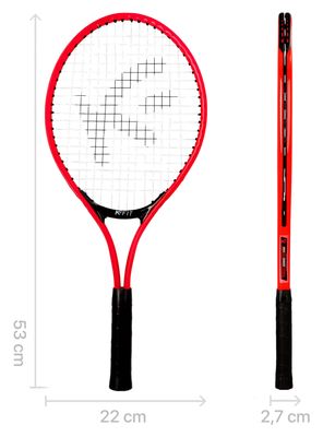 Imagen 2 del producto Raqueta Tenis Adulto Aluminio Inicial 27 K64 K-fit