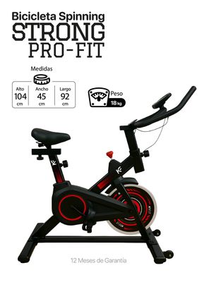 Imagen 2 del producto Bicicleta Estática Spinning Profesional Fitness Strong K-fit
