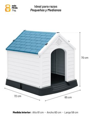 Imagen 2 del producto Casa Para Perros Mascotas Térmica Lil House 73x66x71 PetWoow