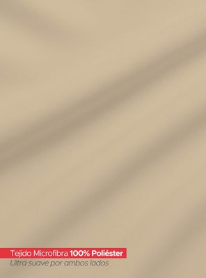 Imagen 2 del producto Juego De Sábanas Beige 1800 Hilos Ultra Suave 2 Plazas Vincenzi