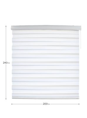 Imagen 2 del producto Cortina Roller Duo Blanca 200x240cm