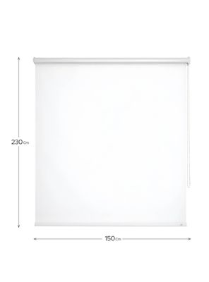 Imagen 2 del producto Cortina Roller Blackout Blanca 150x230cm