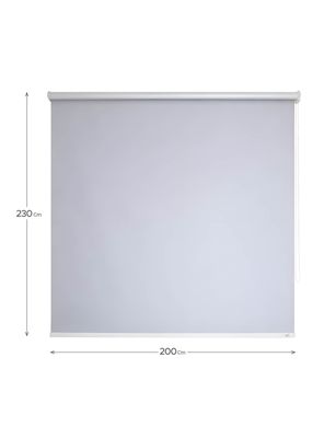 Imagen 2 del producto Cortina Roller Blackout Gris 200x230cm