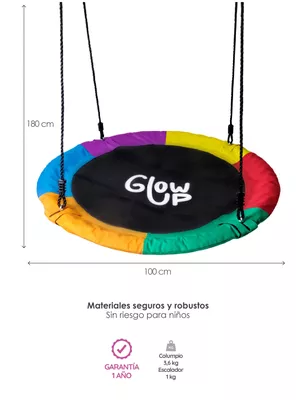 Imagen 2 del producto Columpio Mecedora Ovalado Glowup