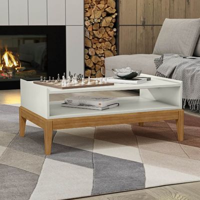 Imagen 2 del producto Mesa De Centro Tucumán Blanco-Canela