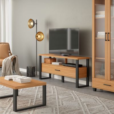 Imagen 2 del producto Rack Guayacán TV 60"" 1 Cajón Roble-Negro