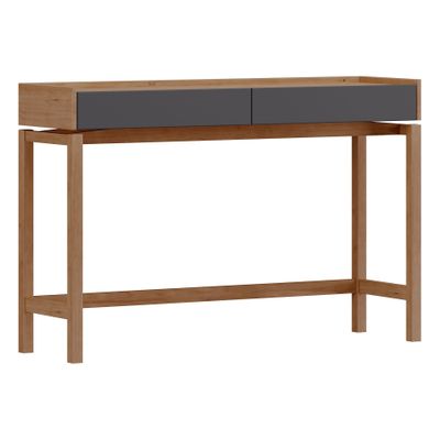 Arrimo Barcelona 2 cajones grafito-roble