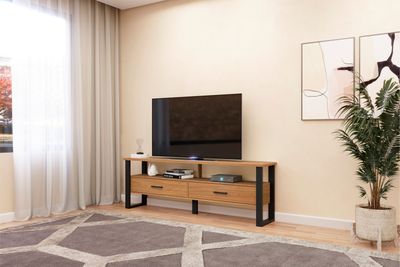 Imagen 2 del producto Rack Queule TV 75"" Roble-Negro