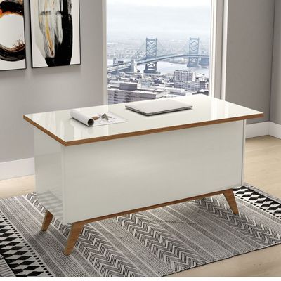 Imagen 2 del producto Escritorio San Rafael 4 Cajones Blanco-Roble