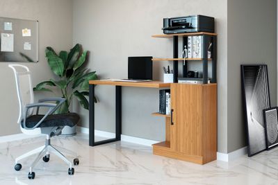 Imagen 2 del producto Escritorio con Repisa Andes Roble-Negro