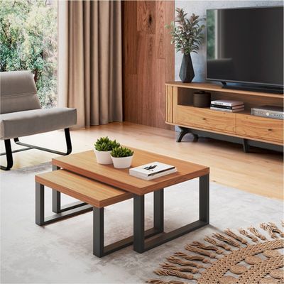 Imagen 2 del producto Mesas de Centro Yulton Roble-Negro