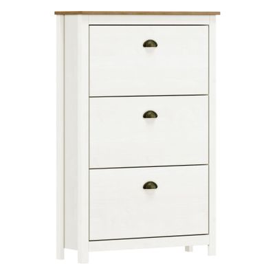 Zapatero Posadas 3 puertas blanco-roble