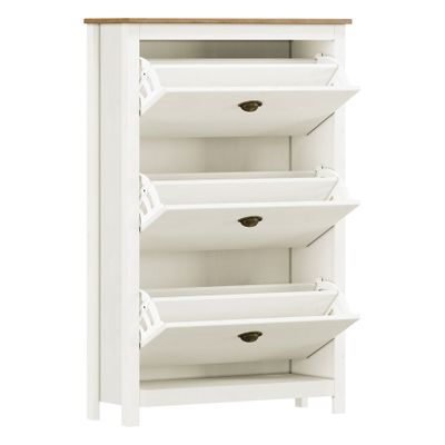 Imagen 2 del producto Zapatero Posadas 3 puertas blanco-roble