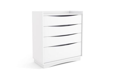 COMODA JERICÓ 4 CAJONES BLANCO