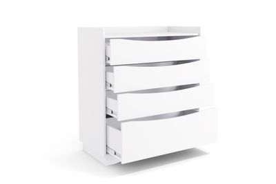 Imagen 2 del producto COMODA JERICÓ 4 CAJONES BLANCO