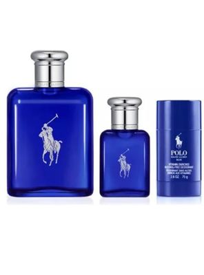 Imagen 2 del producto PERFUME RALPH LAUREN POLO BLUE ESTUCHE EDT 125ML+EDT 40ML+DESODORANTE DE BARRA 75ML