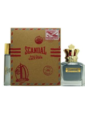 PERFUME JEAN PAUL GAULTIER SCANDAL HOMBRE ESTUCHE EDT 100ML+20ML