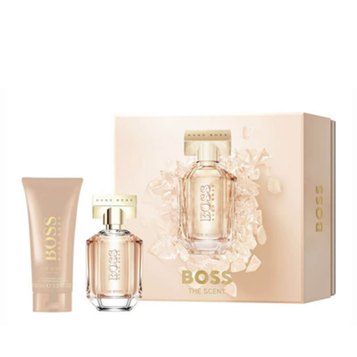 Imagen 2 del producto PERFUME  HUGO BOSS THE SCENT MUJER ESTUCHE EDP 50ML+LOCION 75ML