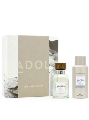 PERFUME  ADOLFO DOMINGUEZ AGUA FRESCA HOMBRE ESTUCHE EDT 120ML+DESODORNATE 150ML