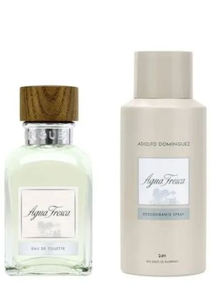 Imagen 2 del producto PERFUME  ADOLFO DOMINGUEZ AGUA FRESCA HOMBRE ESTUCHE EDT 120ML+DESODORNATE 150ML