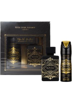 Imagen 1 del producto PERFUME LATTAFA BADEE AL OUD FOR GLORY ESTUCHE EDP 100ML+DESODORANTE 200ML